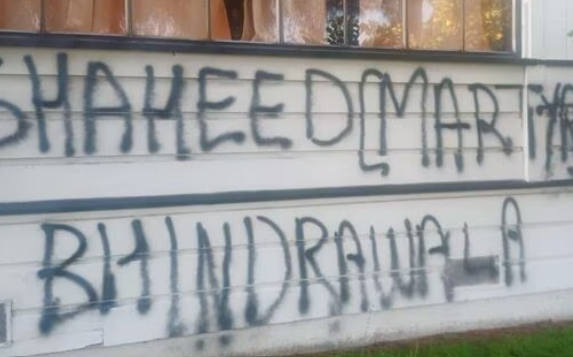 Hindu temple vandalised with anti-India, pro-Khalistan graffiti in US